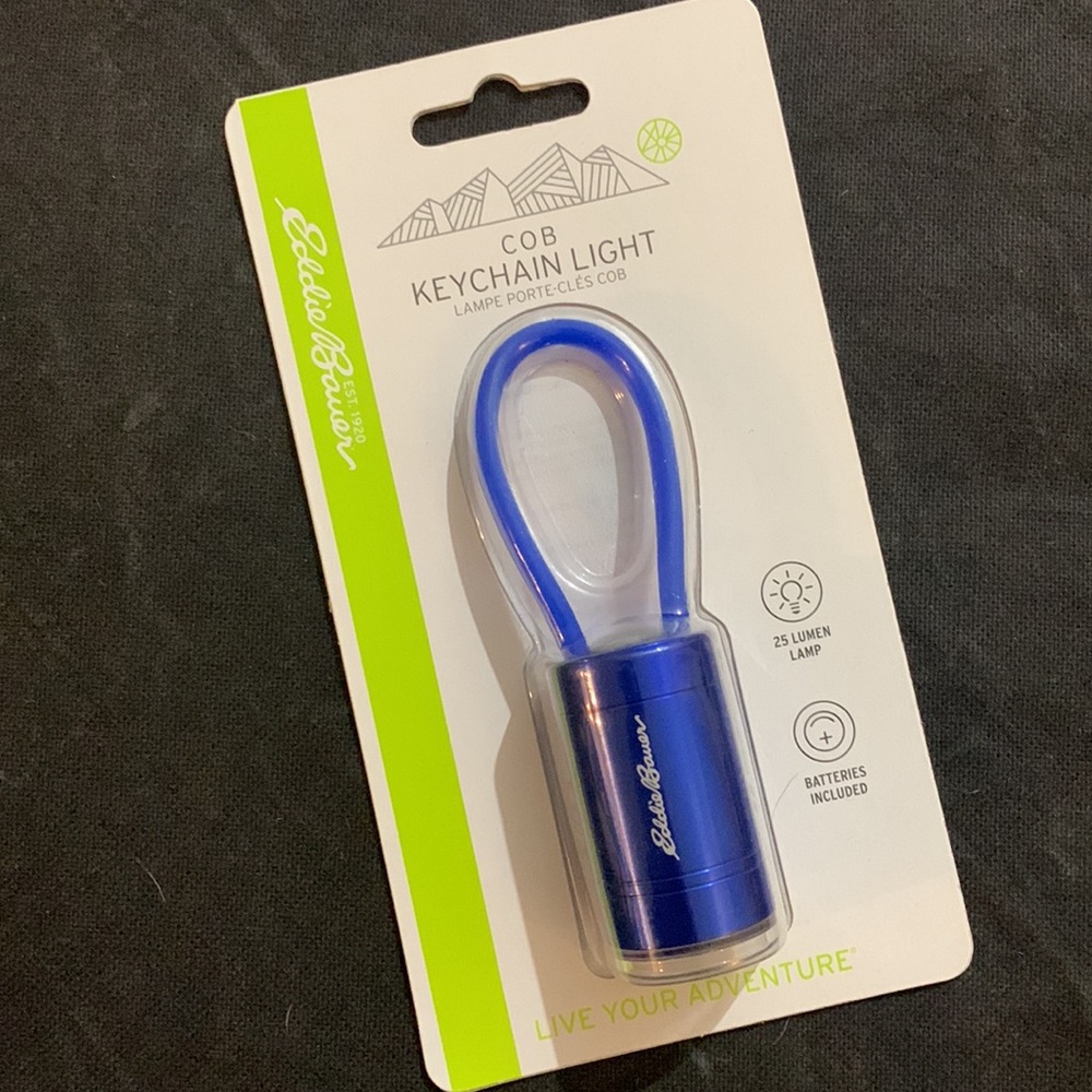 Eddie Bauer COB KeyChain & Light - Blue